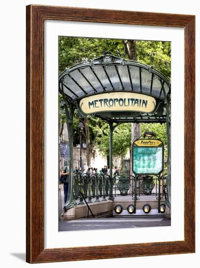 Paris Focus - Abbesses Metro-Philippe Hugonnard-Framed Photographic Print