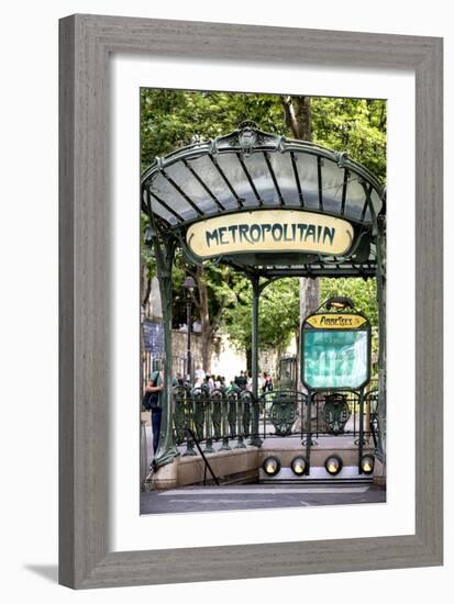 Paris Focus - Abbesses Metro-Philippe Hugonnard-Framed Photographic Print