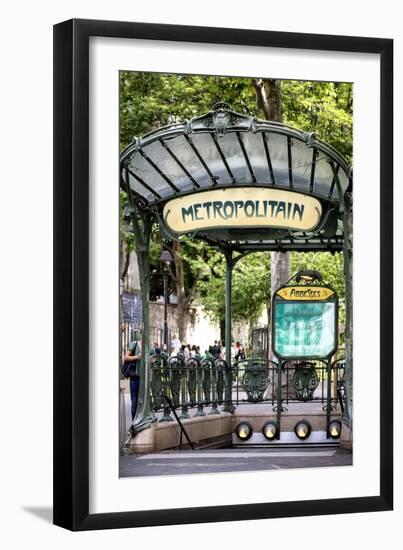 Paris Focus - Abbesses Metro-Philippe Hugonnard-Framed Photographic Print