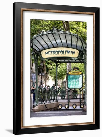 Paris Focus - Abbesses Metro-Philippe Hugonnard-Framed Photographic Print