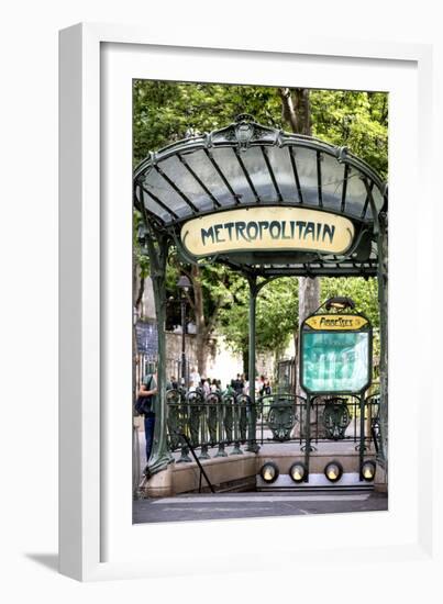 Paris Focus - Abbesses Metro-Philippe Hugonnard-Framed Photographic Print