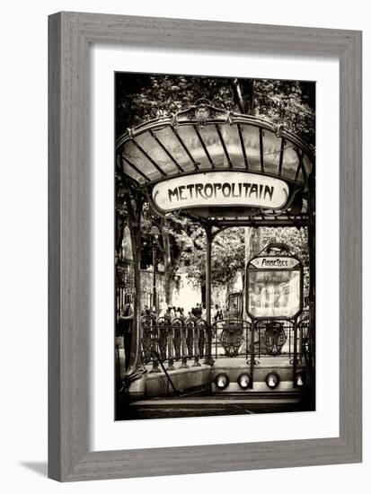 Paris Focus - Abbesses Metro-Philippe Hugonnard-Framed Photographic Print