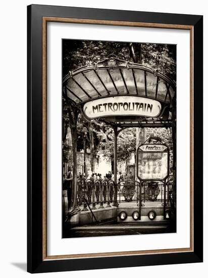 Paris Focus - Abbesses Metro-Philippe Hugonnard-Framed Photographic Print