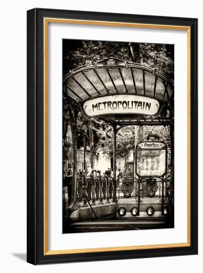 Paris Focus - Abbesses Metro-Philippe Hugonnard-Framed Photographic Print