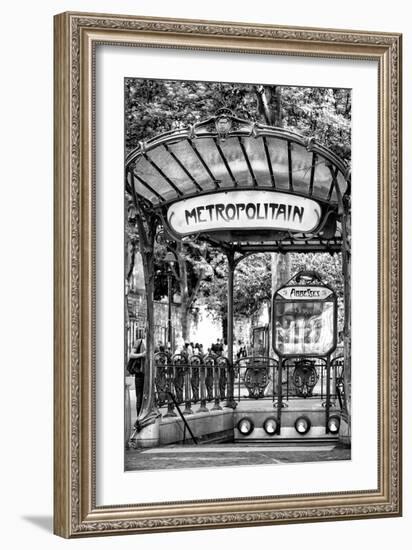 Paris Focus - Abbesses Metro-Philippe Hugonnard-Framed Photographic Print