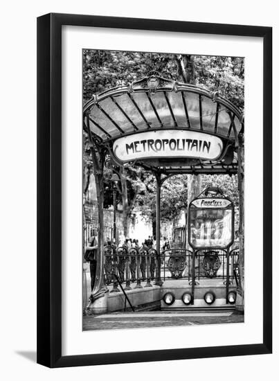 Paris Focus - Abbesses Metro-Philippe Hugonnard-Framed Photographic Print