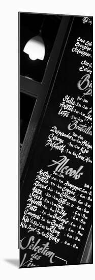 Paris Focus - Bar Menu-Philippe Hugonnard-Mounted Photographic Print