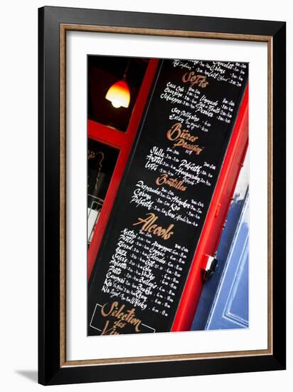 Paris Focus - Bar Menu-Philippe Hugonnard-Framed Photographic Print