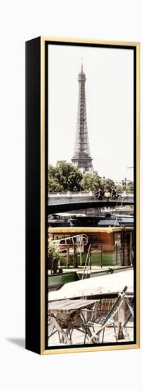 Paris Focus - Barge Ride-Philippe Hugonnard-Framed Premier Image Canvas