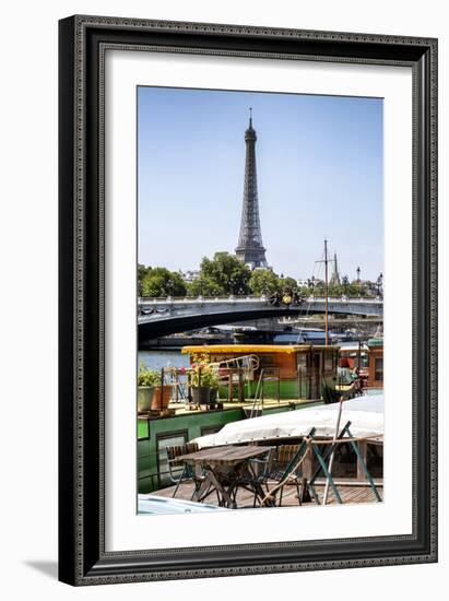 Paris Focus - Barge Ride-Philippe Hugonnard-Framed Photographic Print