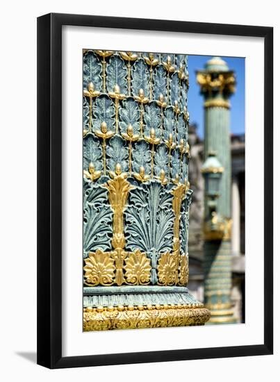 Paris Focus - Close-up on a Lamppost-Philippe Hugonnard-Framed Photographic Print