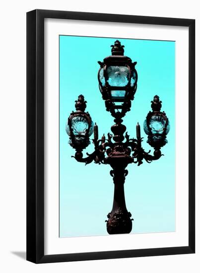 Paris Focus - Colors French Lamppost-Philippe Hugonnard-Framed Photographic Print