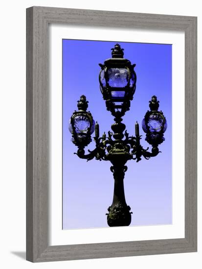 Paris Focus - Colors French Lamppost-Philippe Hugonnard-Framed Photographic Print