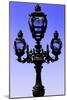 Paris Focus - Colors French Lamppost-Philippe Hugonnard-Mounted Photographic Print