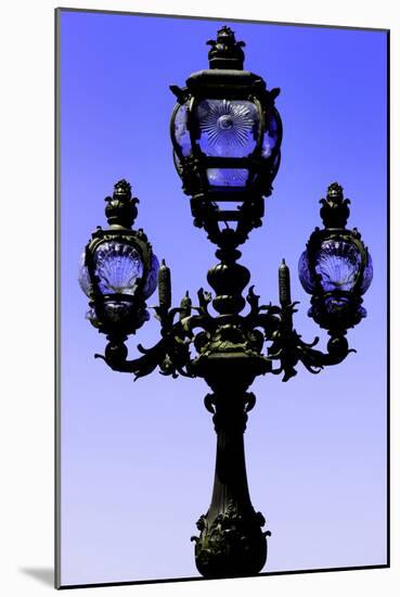 Paris Focus - Colors French Lamppost-Philippe Hugonnard-Mounted Photographic Print