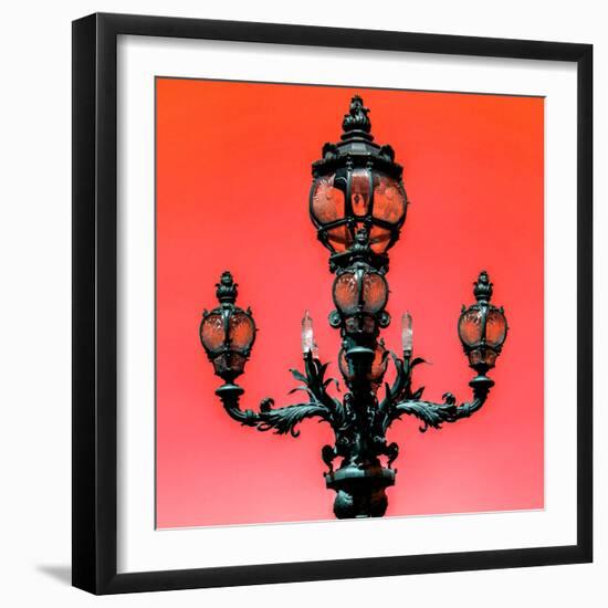 Paris Focus - Colors French Lamppost-Philippe Hugonnard-Framed Photographic Print