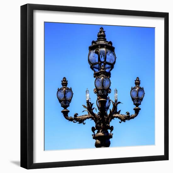 Paris Focus - Colors French Lamppost-Philippe Hugonnard-Framed Photographic Print