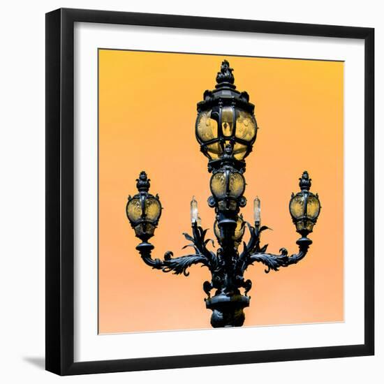 Paris Focus - Colors French Lamppost-Philippe Hugonnard-Framed Photographic Print