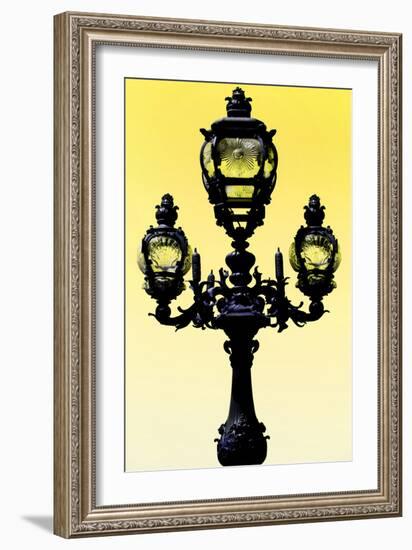 Paris Focus - Colors French Lamppost-Philippe Hugonnard-Framed Photographic Print