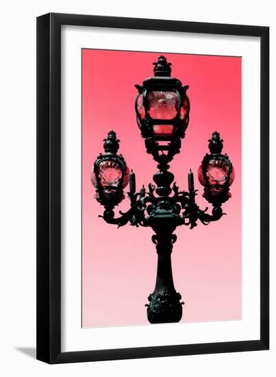 Paris Focus - Colors French Lamppost-Philippe Hugonnard-Framed Photographic Print