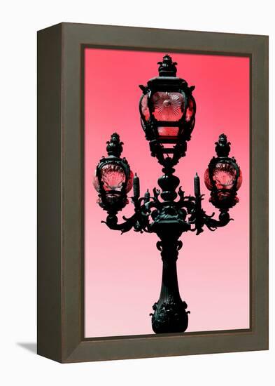 Paris Focus - Colors French Lamppost-Philippe Hugonnard-Framed Premier Image Canvas
