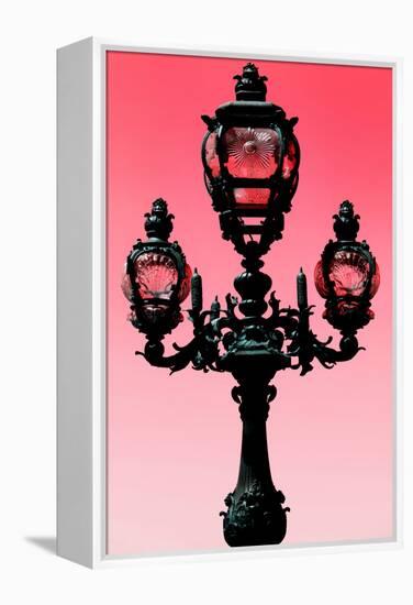Paris Focus - Colors French Lamppost-Philippe Hugonnard-Framed Premier Image Canvas