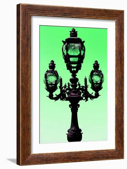 Paris Focus - Colors French Lamppost-Philippe Hugonnard-Framed Photographic Print