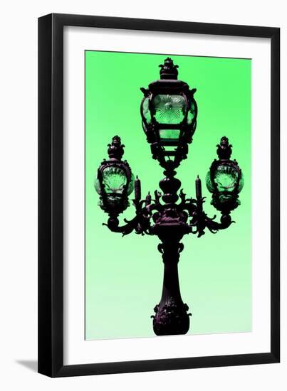 Paris Focus - Colors French Lamppost-Philippe Hugonnard-Framed Photographic Print