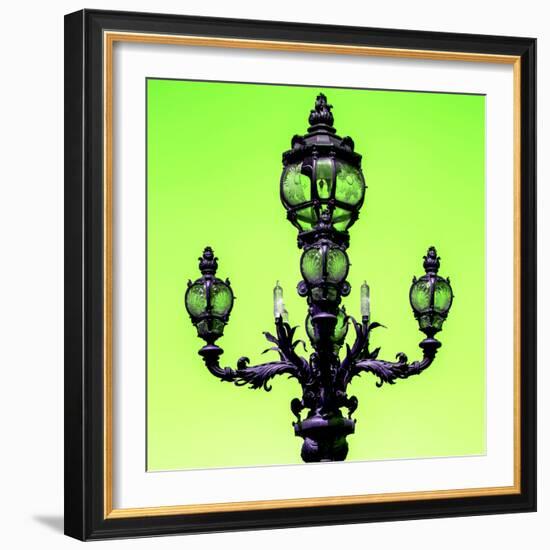 Paris Focus - Colors French Lamppost-Philippe Hugonnard-Framed Photographic Print