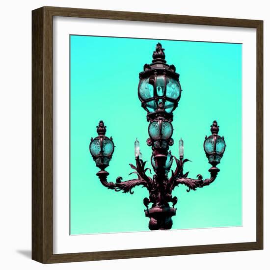 Paris Focus - Colors French Lamppost-Philippe Hugonnard-Framed Photographic Print