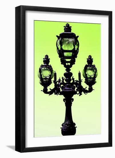 Paris Focus - Colors French Lamppost-Philippe Hugonnard-Framed Photographic Print