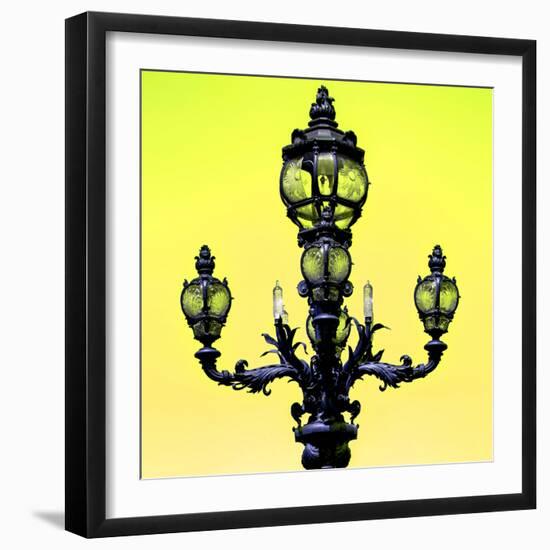 Paris Focus - Colors French Lamppost-Philippe Hugonnard-Framed Photographic Print