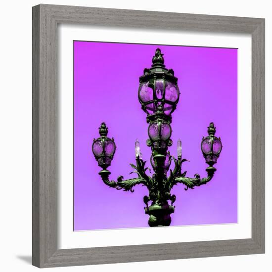Paris Focus - Colors French Lamppost-Philippe Hugonnard-Framed Photographic Print