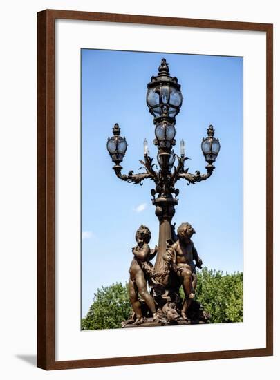 Paris Focus - French Lamppost-Philippe Hugonnard-Framed Photographic Print