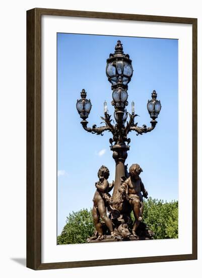 Paris Focus - French Lamppost-Philippe Hugonnard-Framed Photographic Print