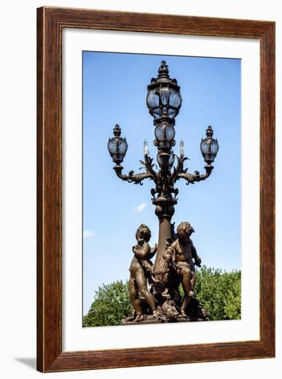 Paris Focus - French Lamppost-Philippe Hugonnard-Framed Photographic Print