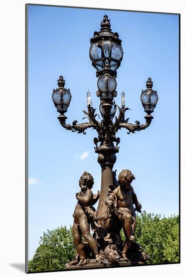 Paris Focus - French Lamppost-Philippe Hugonnard-Mounted Photographic Print