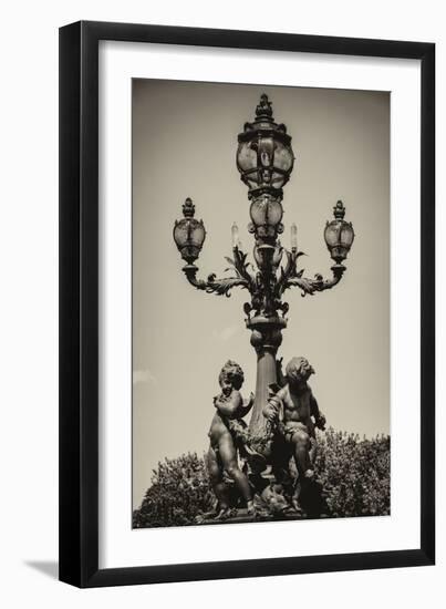 Paris Focus - French Lamppost-Philippe Hugonnard-Framed Photographic Print