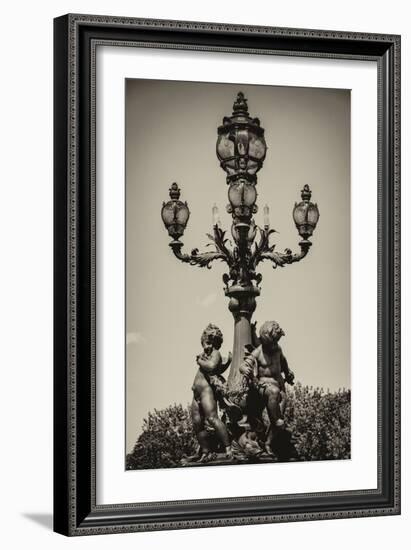 Paris Focus - French Lamppost-Philippe Hugonnard-Framed Photographic Print