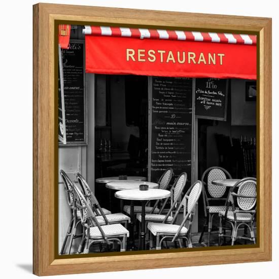 Paris Focus - French Restaurant-Philippe Hugonnard-Framed Premier Image Canvas