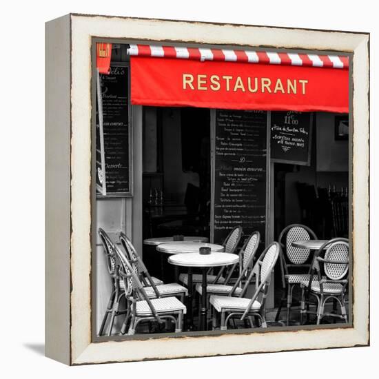 Paris Focus - French Restaurant-Philippe Hugonnard-Framed Premier Image Canvas