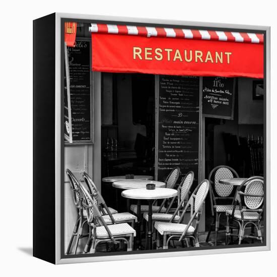 Paris Focus - French Restaurant-Philippe Hugonnard-Framed Premier Image Canvas