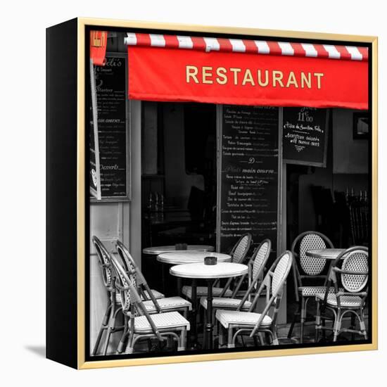 Paris Focus - French Restaurant-Philippe Hugonnard-Framed Premier Image Canvas