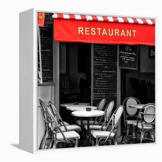 Paris Focus - French Restaurant-Philippe Hugonnard-Framed Premier Image Canvas