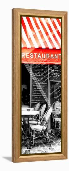 Paris Focus - French Restaurant-Philippe Hugonnard-Framed Premier Image Canvas