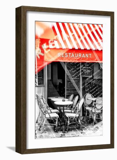 Paris Focus - French Restaurant-Philippe Hugonnard-Framed Photographic Print