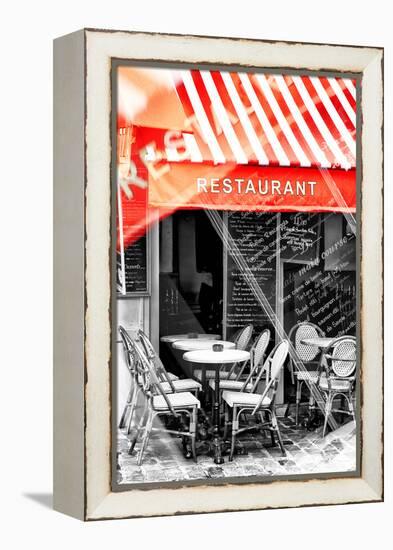 Paris Focus - French Restaurant-Philippe Hugonnard-Framed Premier Image Canvas