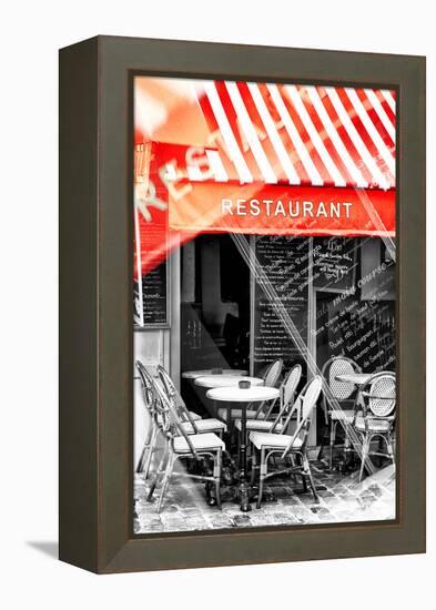 Paris Focus - French Restaurant-Philippe Hugonnard-Framed Premier Image Canvas