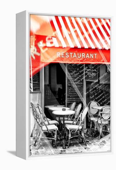 Paris Focus - French Restaurant-Philippe Hugonnard-Framed Premier Image Canvas