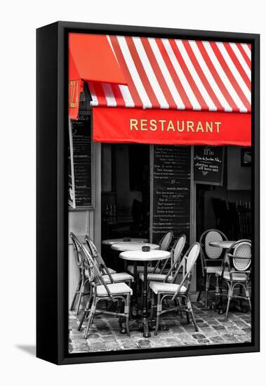 Paris Focus - French Restaurant-Philippe Hugonnard-Framed Premier Image Canvas